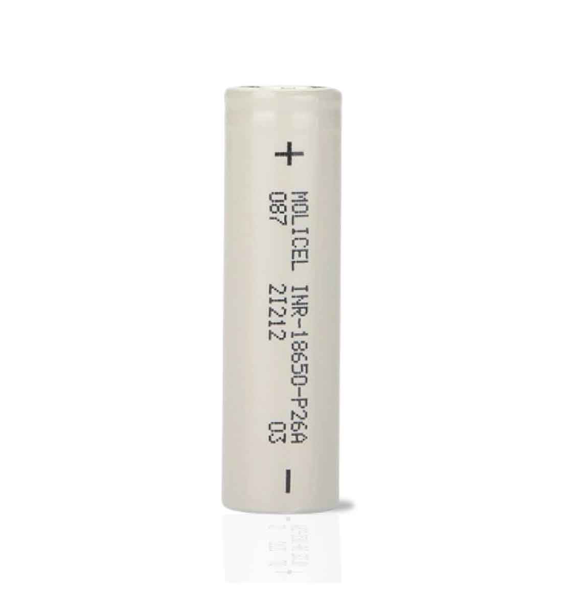 Molicel P26A 18650 Battery 2600mAh
