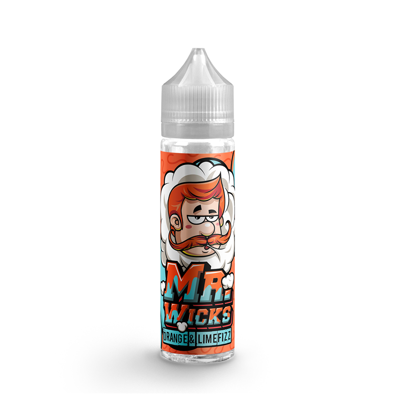 Mr Wicks - Orange & Lime Fizz E-liquid 60ml Shortfill