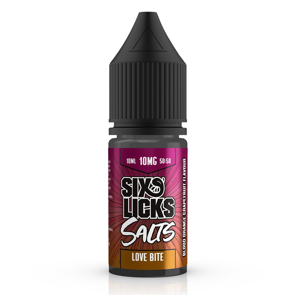 Six Licks - Love Bite E-liquid Salt Nic - Ubervape