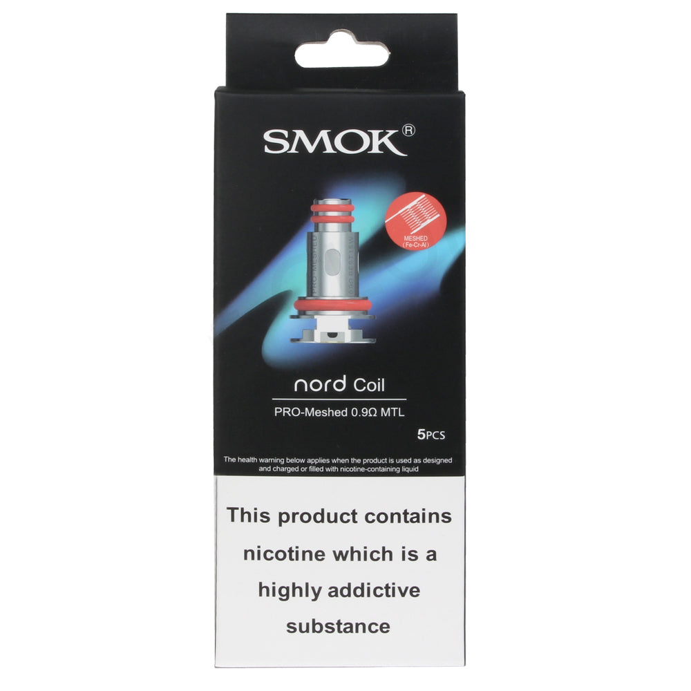 Smok Nord Pro Coils - 0.6ohm or 0.9ohm x 5 (Pack) Smok Nord Pro Coils - 0.6ohm or 0.9ohm x 5 (Pack)