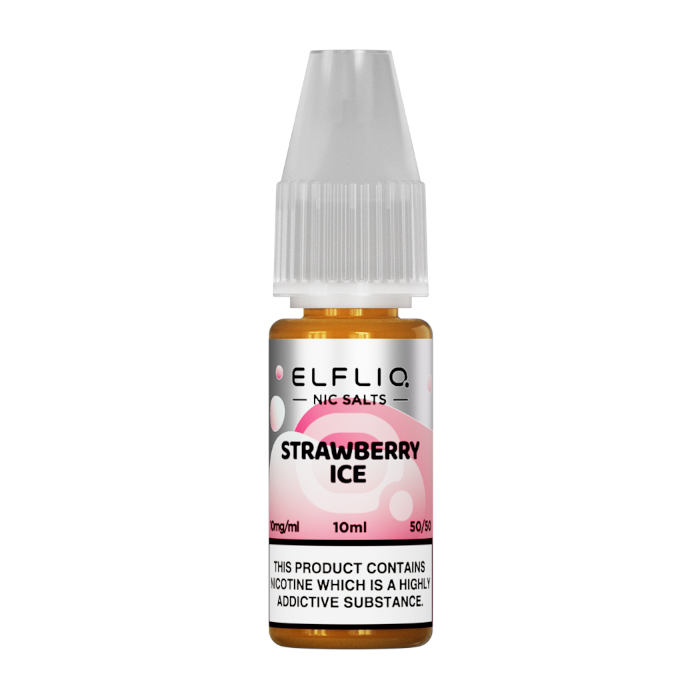 Elf Bar ELFLIQ - Strawberry Ice 10ml E-liquid Salt Nic