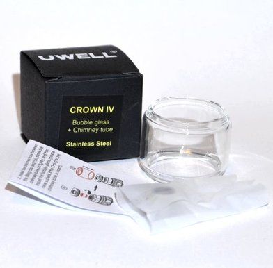 uwell crown 4 bubble glass Uwell Crown IV 45ml Fatboy Extension Glass & Chimney