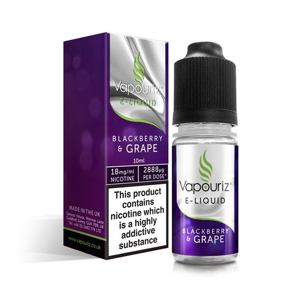 Vapouriz E Liquid (Blackberry & Grape)