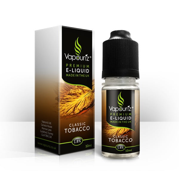 Vapouriz E Liquid Classic Tobacco Vapouriz E Liquid Classic Tobacco