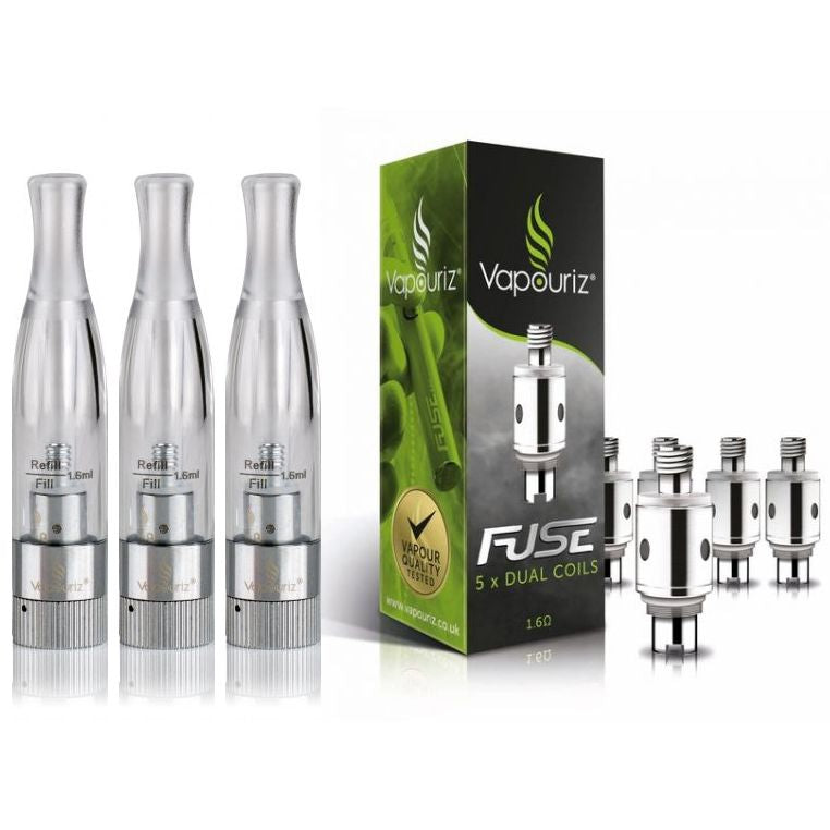 Vapourize Fuse Clearomizer and Coils