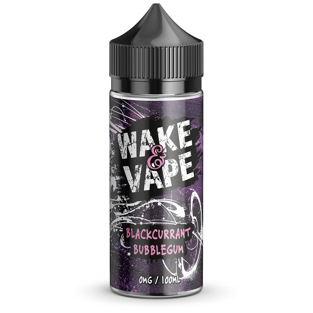 Wake n Vape - Blackcurrant Bubblegum E-liquid 120ml Shortfill