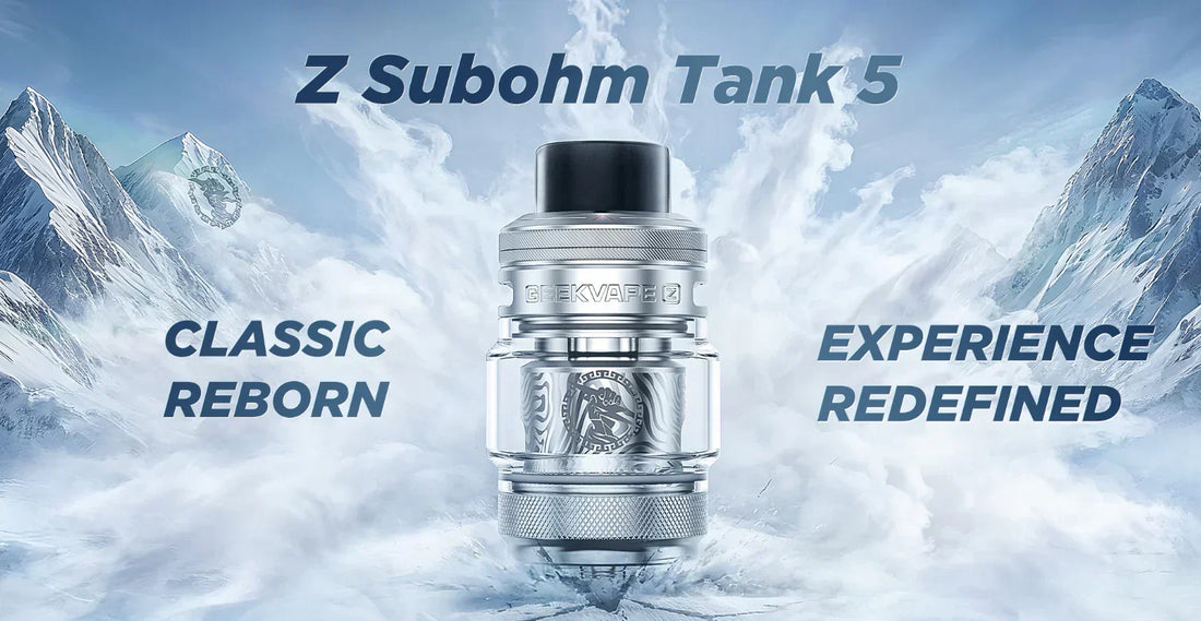 Geek Vape Z Sub Ohm 5 Tank Review – Features, Coils & 5.5 ml Glass
