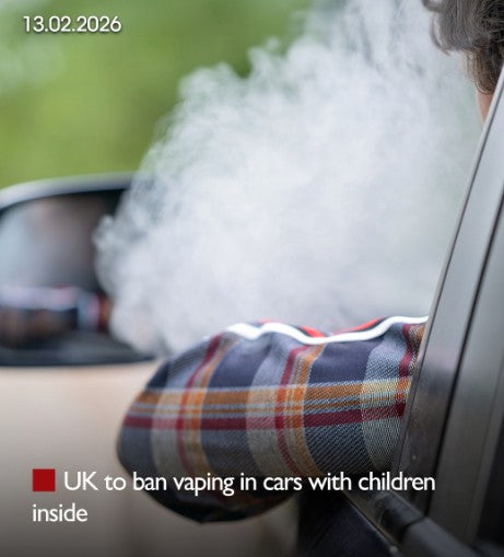 uk ban on vaping in cars