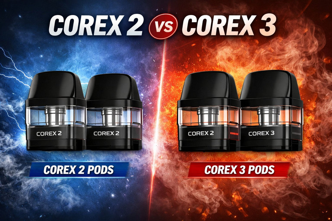 vaporesso corex 2 versus corex 3 pods