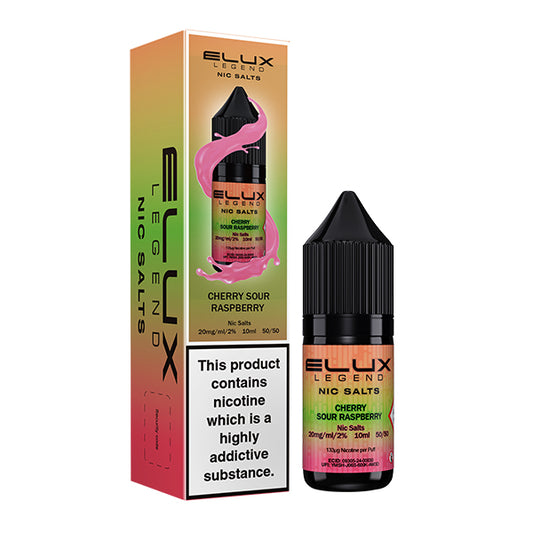 Elux Legend - Cherry Sour Raspberry 10ml E-liquid Salt Nic