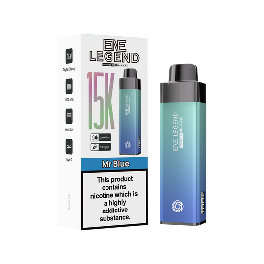 ELUX ENE Legend 15k - Rechargeable Replacement Pod Device - Mr Blue