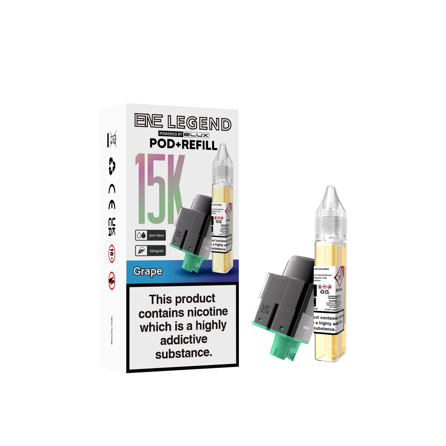 ELUX ENE Legend 15k - Replacement Pods - Grape