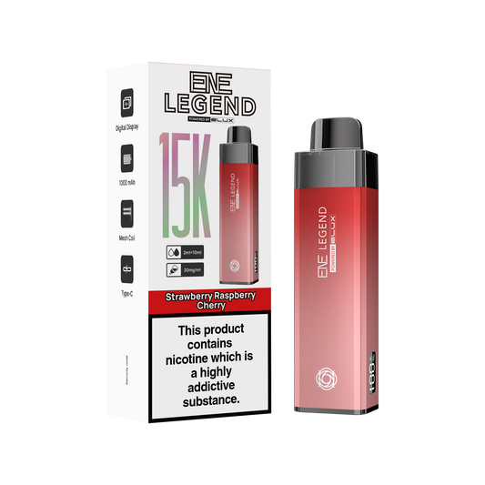 ELUX ENE Legend 15k - Rechargeable Replacement Pod Device - Strawberry Raspberry Cherry