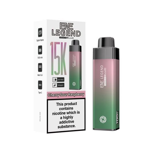 ELUX ENE Legend 15k - Rechargeable Replacement Pod Device - Cherry Sour Raspberry
