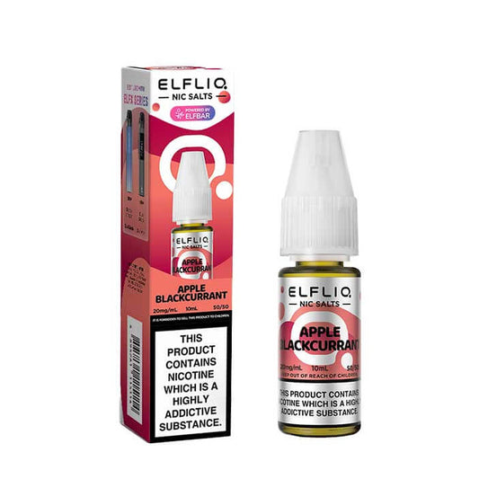Elf Bar ELFLIQ - Apple Blackcurrant 10ml E-liquid Salt Nic