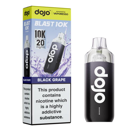 Vaporesso DOJO Blast 10K - Replacement Disposable Pod Device - Black Grape