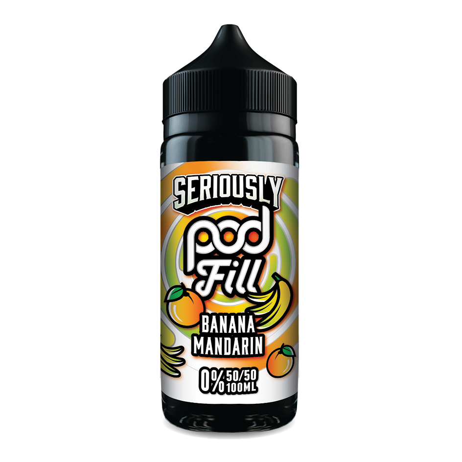 Seriously Doozy Pod Fill - Banana Mandarin 120ml 50/50 Shortfill
