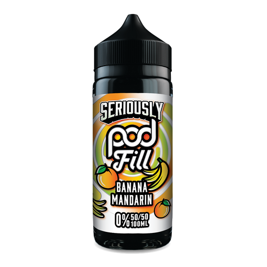 Seriously Doozy Pod Fill - Banana Mandarin 120ml 50/50 Shortfill