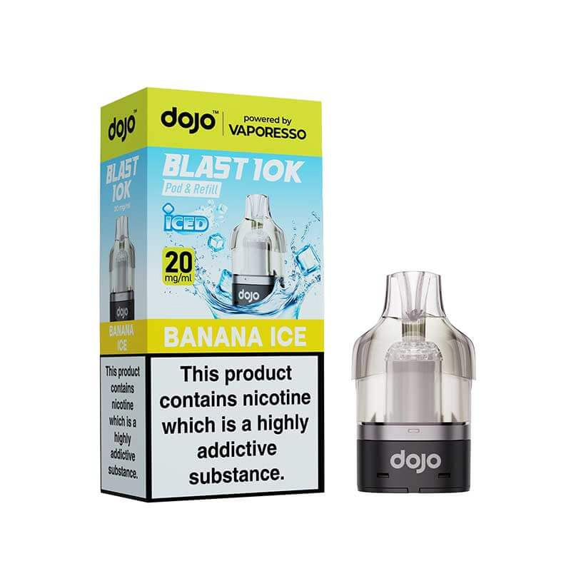 Vaporesso DOJO Blast 10K - Pod & Refill 10ml - Banana Ice