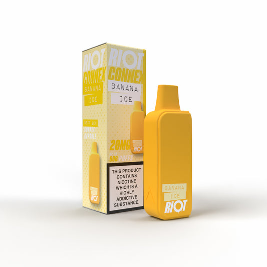 Riot Connex - Banana Ice - 2ml Pre-filled Pod