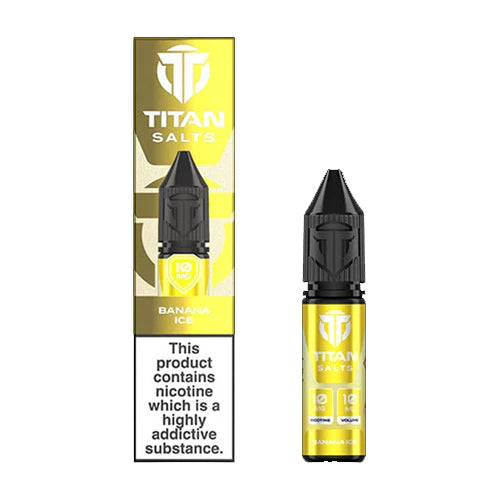 Titan Salts - Banana Ice 10ml E-liquid Salt Nic