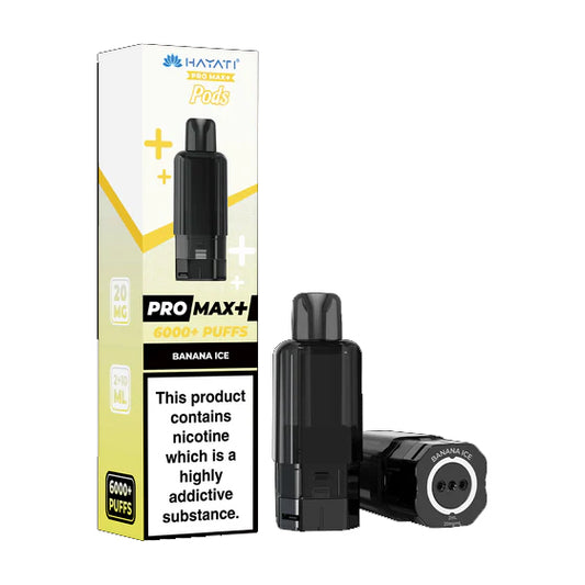 Hayati Pro Max Plus - Refill Pack - Banana Ice - Ubervape
