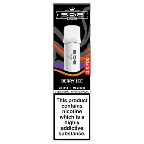 SKE 600 Pro Pods - Berry Ice - 2ml Pre-filled Pods x2 (Pack)
