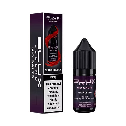 Elux Legend - Black Cherry 10ml E-liquid Salt Nic - Ubervape