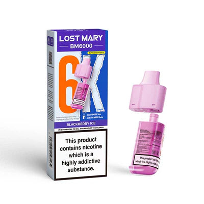 Lost Mary BM6000 - Replacement Pods - Blackberry Ice