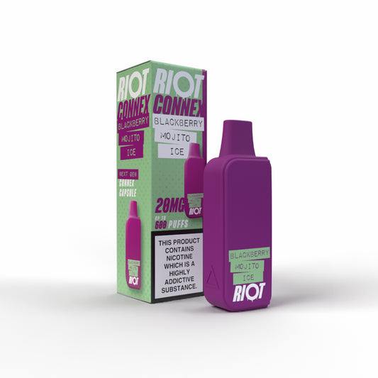 Riot Connex - Blackberry Mojito Ice - 2ml Pre-filled Pod