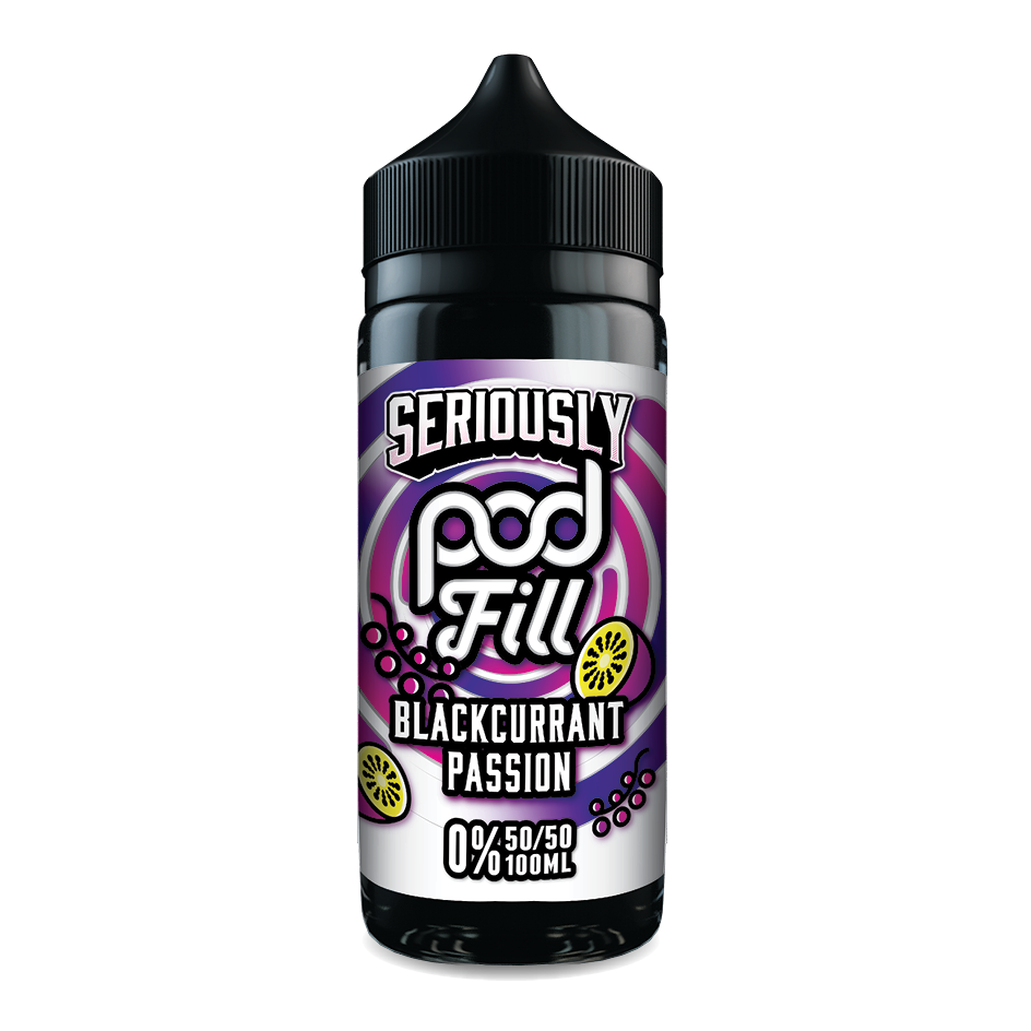 Seriously Doozy Pod Fill - Blackcurrant Passion 120ml 50/50 Shortfill