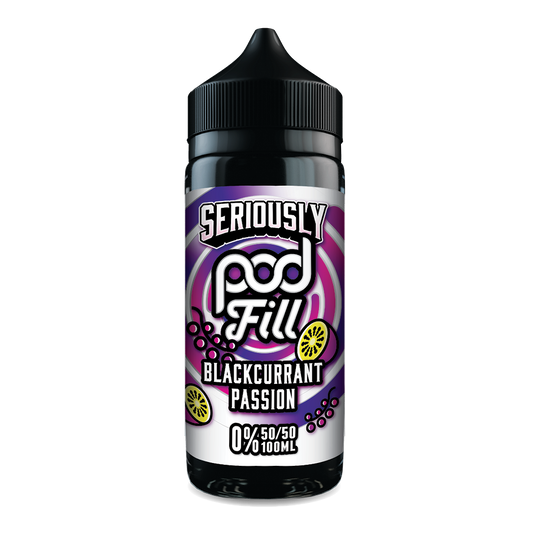 Seriously Doozy Pod Fill - Blackcurrant Passion 120ml 50/50 Shortfill