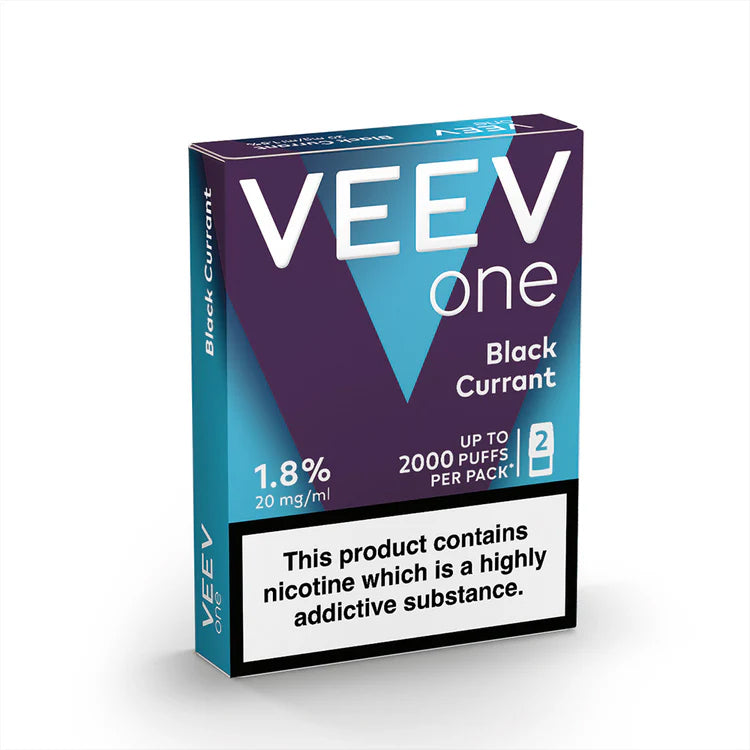 VEEV ONE - Blackcurrant - 2ml Pre-filled Pods x2 (Pack)