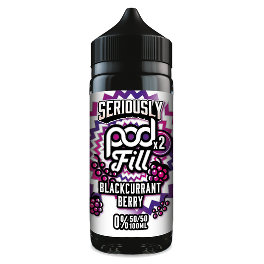Seriously Doozy Pod Fill 2 - Blackcurrant Berry 120ml 50/50 Shortfill
