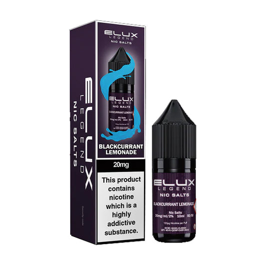 Elux Legend - Blackcurrant Lemonade 10ml E-liquid Salt Nic