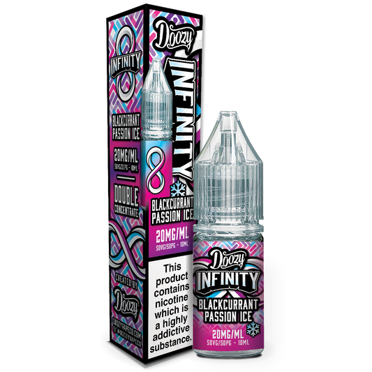 Doozy Infinity - Blackcurrant Passion Ice E-liquid Salt Nic