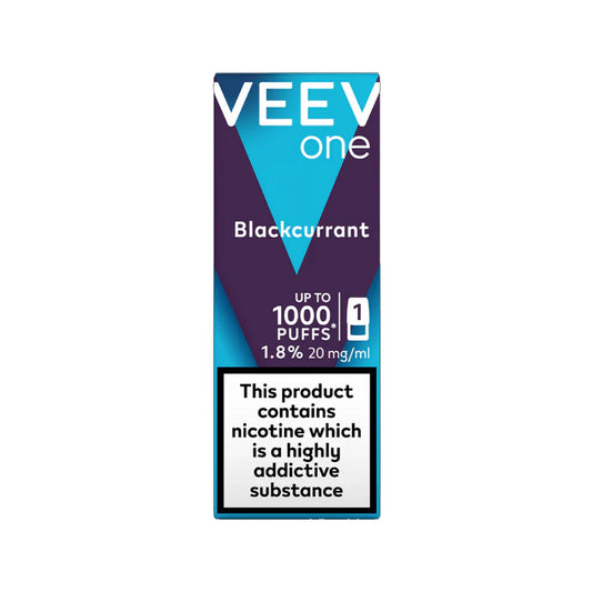 VEEV ONE - Blackcurrant - 2ml Pre-filled Pod x 1 (Pack) - Ubervape