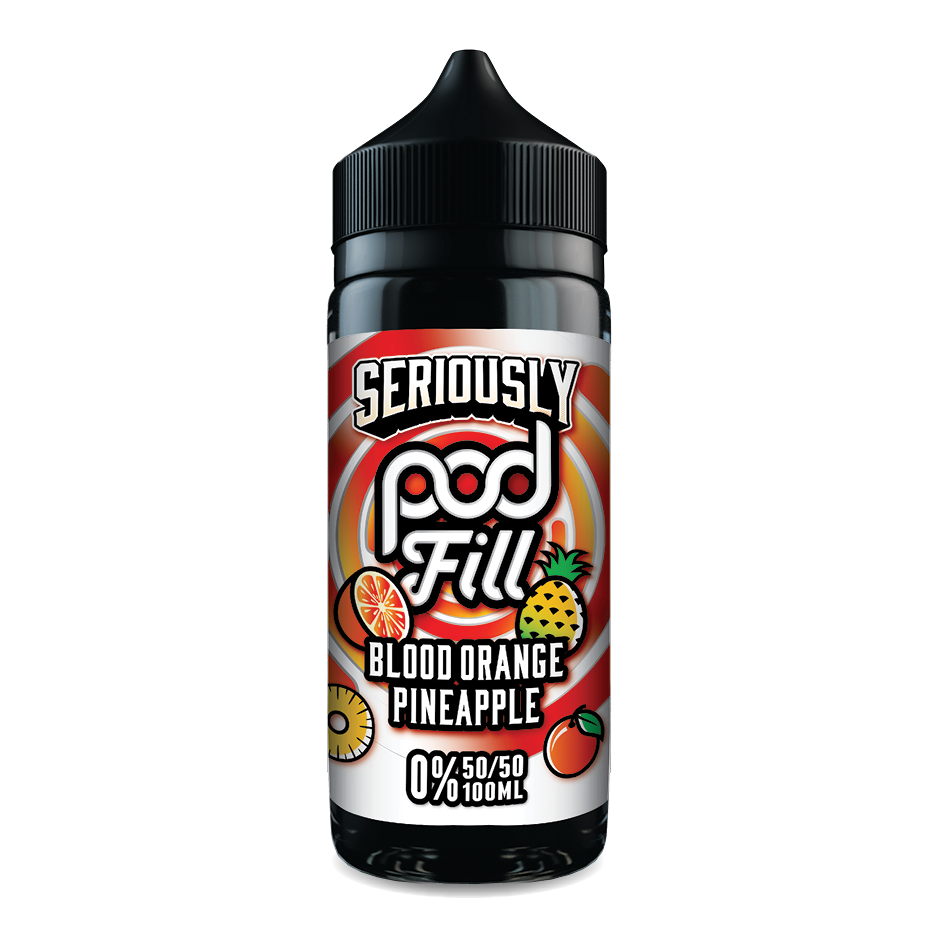 Seriously Doozy Pod Fill - Blood Orange Pineapple 120ml 50/50 Shortfill