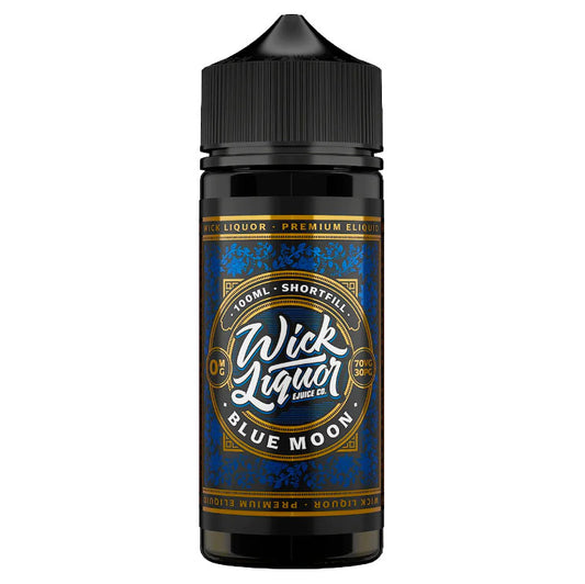 Wick Liquor - Blue Moon E-liquid 100ML Shortfill