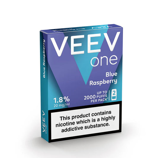 VEEV ONE - Blue Raspberry - 2ml Pre-filled Pods x2 (Pack)