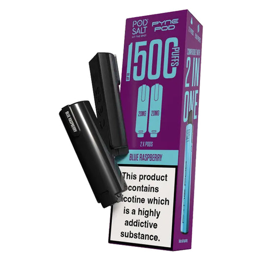 Pod Salt Pyne 2-in-1 - Replacement Pods - Blue Raspberry
