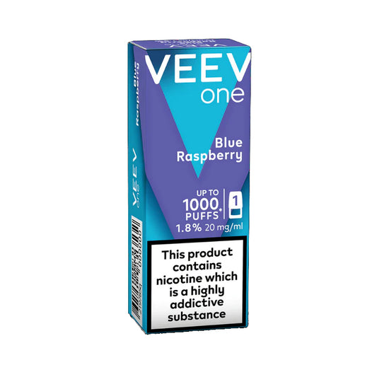VEEV ONE - Blue Raspberry - 2ml Pre-filled Pod x 1 (Pack) - Ubervape