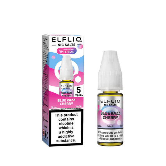Elf Bar ELFLIQ - Blue Razz Cherry 10ml E-liquid Salt Nic - Ubervape