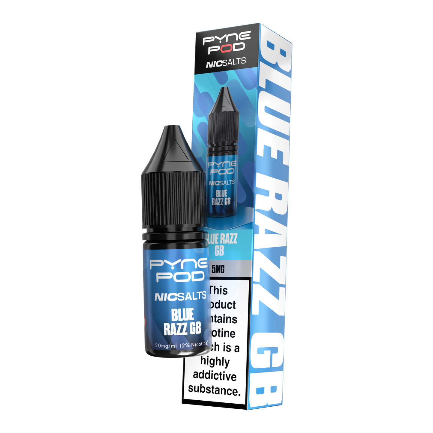 Pyne Pod Nic Salts - Blue Razz GB E-liquid Salt Nic