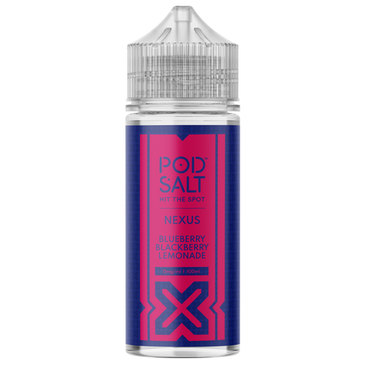Pod Salt Nexus - Blueberry Blackberry Lemonade E-liquid 120ML Shortfill