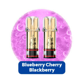 SKE Crystal Bar Plus - Blueberry Cherry Blackberry - 2ml Pre-filled Pods x2 (Pack)