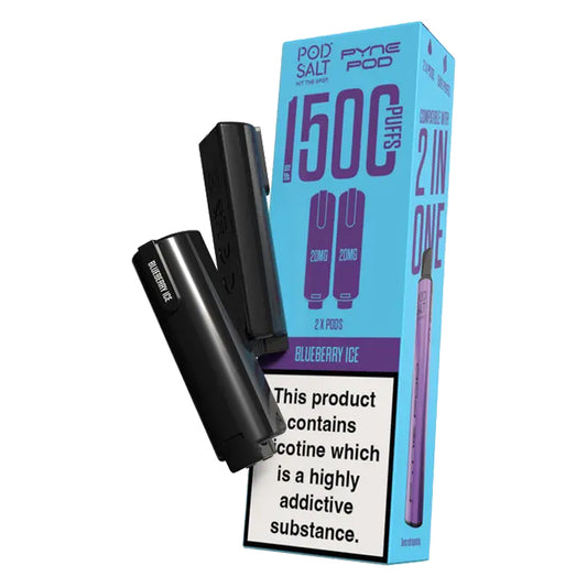 Pod Salt Pyne 2-in-1 - Replacement Pods - Blueberry Ice