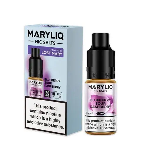 Lost Mary MARYLIQ - Blueberry Sour Raspberry 10ml E-liquid Salt Nic