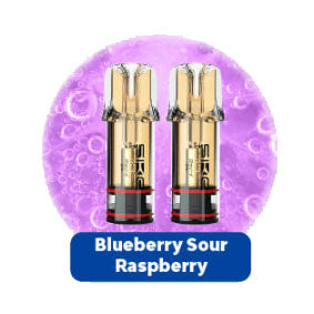 SKE Crystal Bar Plus - Blueberry Sour Raspberry - 2ml Pre-filled Pods x2 (Pack)