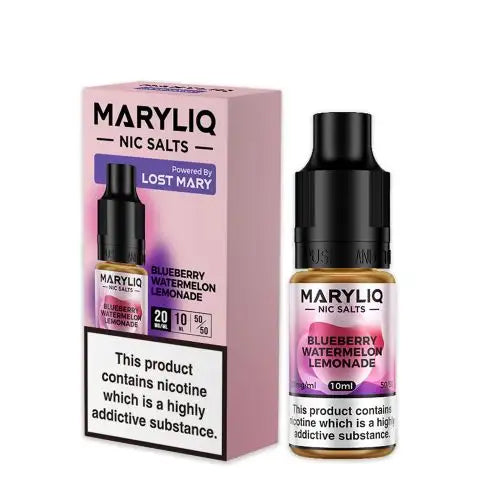Lost Mary MARYLIQ - Blueberry Watermelon Lemonade 10ml E-liquid Salt Nic